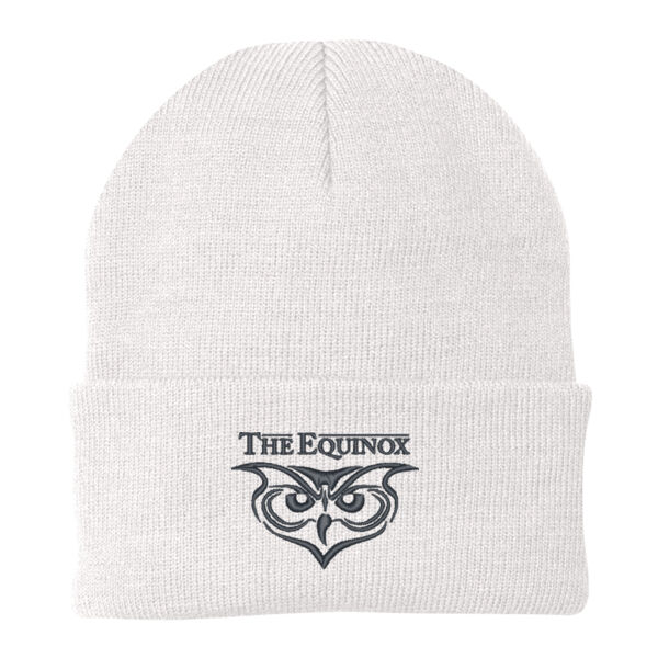 Knit Beanie  (Black Logo)  Thumbnail